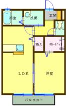 シャインつくばＡ  ｜ 茨城県石岡市石岡（賃貸アパート1LDK・1階・40.92㎡） その1