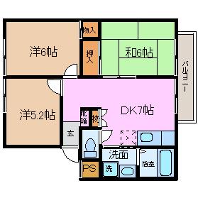 大阪府高石市加茂３丁目(賃貸アパート3DK・2階・54.11㎡)の写真 その1