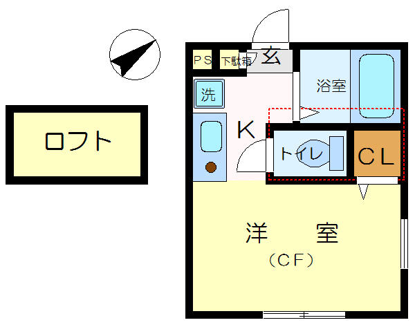 神奈川県横浜市保土ケ谷区常盤台(賃貸アパート1R・1階・16.56㎡)の写真 その1