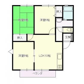 サンガーデンリヴェール A201｜熊本県熊本市西区上代８丁目(賃貸アパート3LDK・2階・60.35㎡)の写真 その1