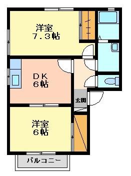 アプリコット・ヴィラ B-101｜長野県長野市大字安茂里(賃貸アパート2DK・1階・45.54㎡)の写真 その1