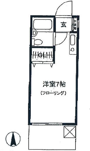 コーポＭＴＳ 102｜東京都渋谷区本町４丁目(賃貸アパート1R・1階・20.00㎡)の写真 その1