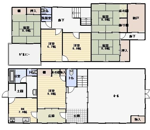 house for sale in Minamisoma, Fukushima | ¥10,000,000 | 6DK | Akiyama…