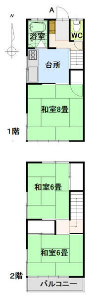 コーポオーシャン｜茨城県北茨城市大津町北町４丁目(賃貸アパート3K・1階・52.89㎡)の写真 その1