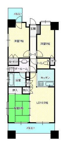 同じ建物の物件間取り写真 - ID:203001982643