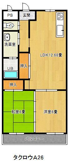 佐賀県唐津市鏡(賃貸アパート2LDK・3階・52.28㎡)の写真 その1