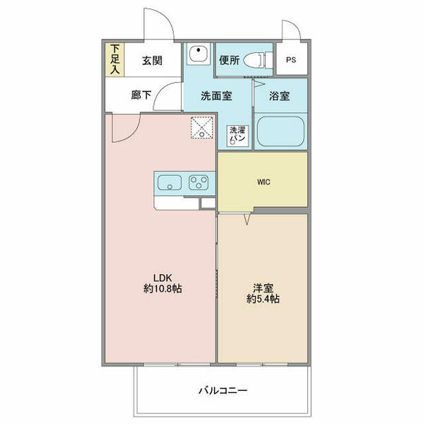 キャスリーＨａｙａ 106｜大分県大分市羽屋新町１丁目(賃貸アパート1LDK・1階・41.31㎡)の写真 その1