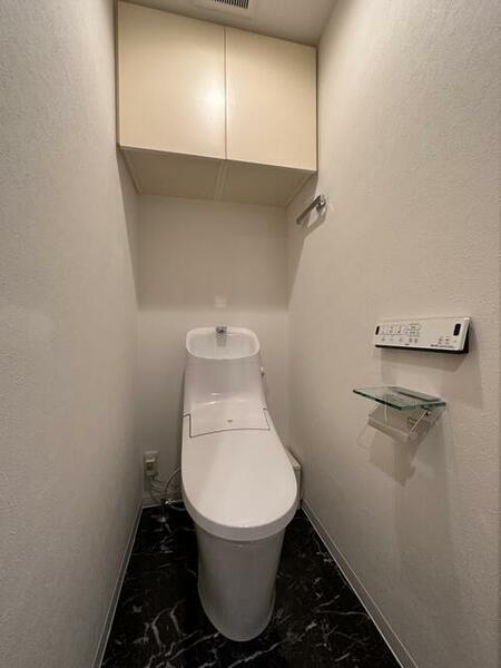画像6:温水洗浄便座機能付きトイレ