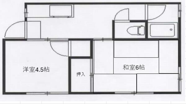 コーポまるも 203｜神奈川県座間市相模が丘５丁目(賃貸アパート2K・2階・30.00㎡)の写真 その2