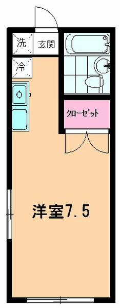 コーポラス林 102｜神奈川県厚木市三田(賃貸アパート1K・1階・19.87㎡)の写真 その1