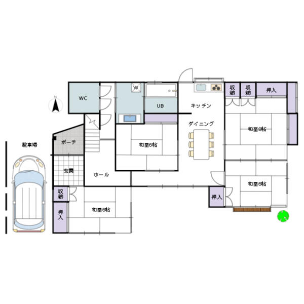 山形県山形市の一戸建て | 1680万円 | 6DK | 245.06m² | Akiyama house finder