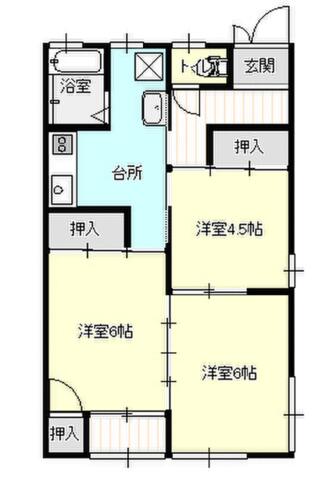 錦町コーポ_間取り_0