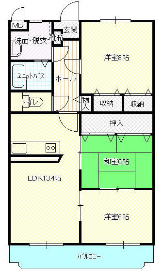 ライスガーデン｜香川県高松市太田下町(賃貸マンション3LDK・3階・78.05㎡)の写真 その2