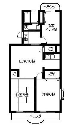 セレナーデ 301｜静岡県静岡市葵区大岩２丁目(賃貸マンション3LDK・3階・59.50㎡)の写真 その1