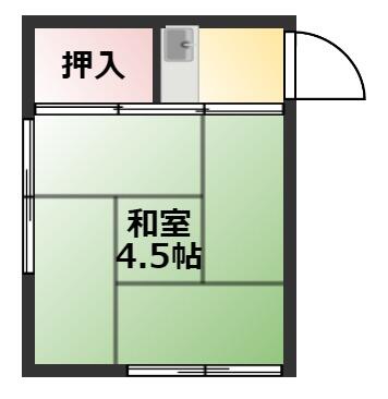 東京都新宿区新宿７丁目(賃貸アパート1K・2階・9.90㎡)の写真 その2