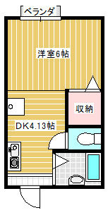 リバーハイツ｜千葉県東金市東岩崎(賃貸アパート1K・2階・21.00㎡)の写真 その2