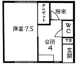 ＳＴＭ 101 ｜ 石川県金沢市鳴和２丁目（賃貸アパート1K・1階・24.00㎡） その2