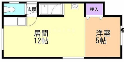 北海道札幌市豊平区平岸三条１７丁目（アパート）の賃貸物件の間取り