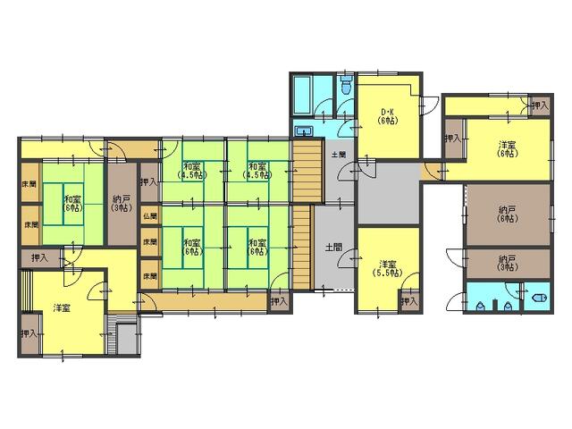 house for sale in Tondabayashi, Osaka | ¥9,800,000 | 8DK | Akiyama ho…