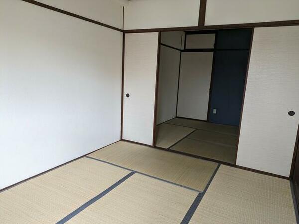 画像3:和室６帖。戸を外せば広く使えます♪