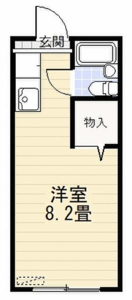 ジュネス櫻木 212｜神奈川県相模原市緑区三ケ木(賃貸アパート1R・2階・17.39㎡)の写真 その2