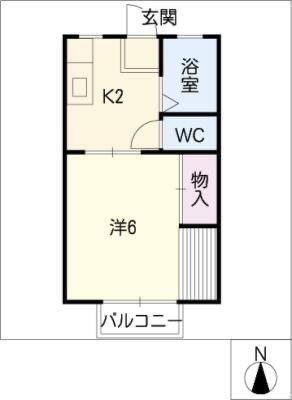 シングルハウス泉 102｜愛知県江南市飛高町泉(賃貸アパート1K・1階・23.70㎡)の写真 その2