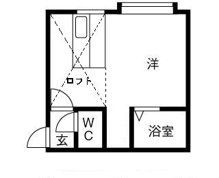 北海道江別市野幌町(賃貸アパート1R・2階・23.10㎡)の写真 その1