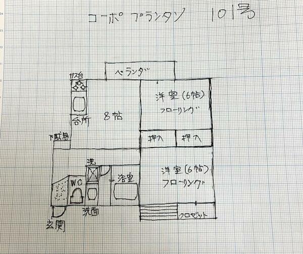 福島県須賀川市妙見(賃貸アパート2DK・2階・45.71㎡)の写真 その1