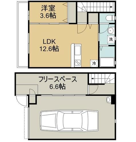 同じ建物の物件間取り写真 - ID:211045312373