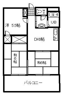 コーポカノン 203｜熊本県熊本市東区御領２丁目(賃貸アパート3DK・2階・53.69㎡)の写真 その1