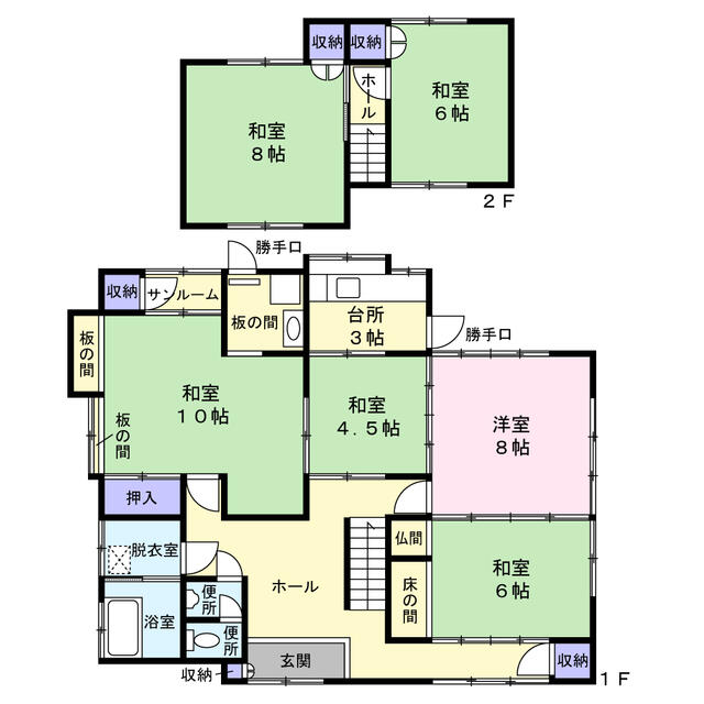 秋田県秋田市の一戸建て | 1600万円 | 6DK | 208.23m² | Akiyama house finder