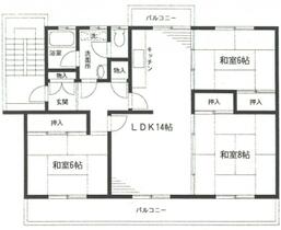 ひばり団地  ｜ 神奈川県横浜市港南区港南台５丁目（賃貸マンション3LDK・5階・79.13㎡） その1