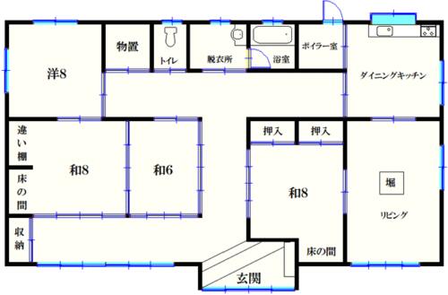 detached 岩手県一関市萩荘字八森