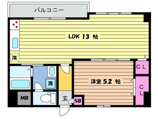 Ｄｕｋｅ御影（デューク）｜兵庫県神戸市東灘区御影郡家１丁目(賃貸マンション1LDK・5階・43.45㎡)の写真 その2