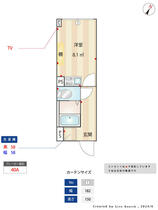 東京都北区東十条１丁目（賃貸マンション1R・3階・15.14㎡） その2