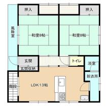 白銀住宅 2 ｜ 青森県弘前市大字下白銀町（賃貸アパート2LDK・1階・66.24㎡） その1