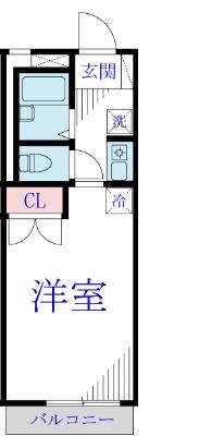 ジェンティーレ一穂 201｜千葉県東金市田間(賃貸アパート1K・2階・19.31㎡)の写真 その2