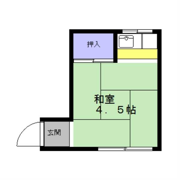 東京都新宿区須賀町(賃貸アパート1R・1階・10.79㎡)の写真 その2