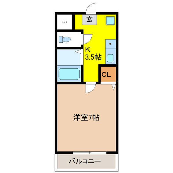 栃木県矢板市東町(賃貸マンション1K・1階・22.68㎡)の写真 その1