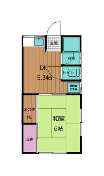 メゾンクレールⅡ 102｜東京都三鷹市下連雀４丁目(賃貸アパート1DK・1階・19.80㎡)の写真 その2