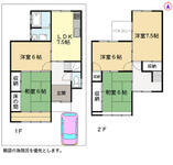 宇治市五ケ庄北ノ庄 2階建 築41年のイメージ