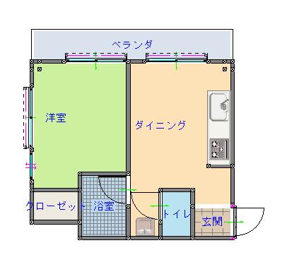 高知県高知市はりまや町１丁目(賃貸マンション1DK・6階・31.08㎡)の写真 その2