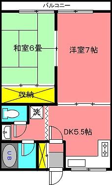 メゾンＹ・Ｓ｜京都府舞鶴市溝尻町(賃貸アパート2DK・1階・42.00㎡)の写真 その2