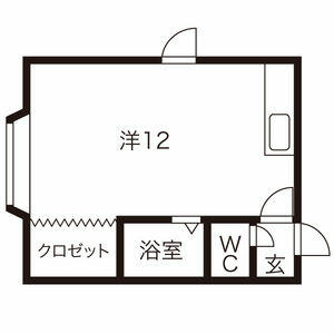 北海道札幌市白石区栄通１６丁目（アパート）の賃貸物件の間取り