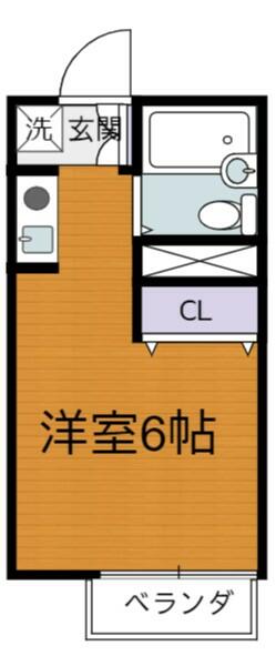 東京都調布市染地２丁目(賃貸アパート1R・1階・15.50㎡)の写真 その2