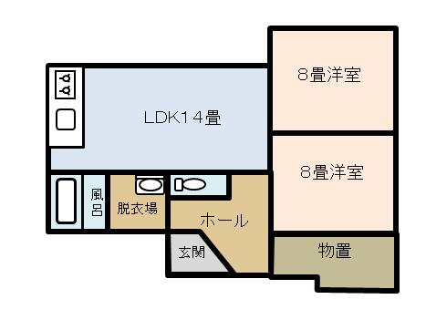 新潟県新潟市北区松浜本町１丁目(賃貸一戸建2LDK・--・58.00㎡)の写真 その1