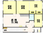 岩見沢市三条西１３丁目 2階建 築46年のイメージ