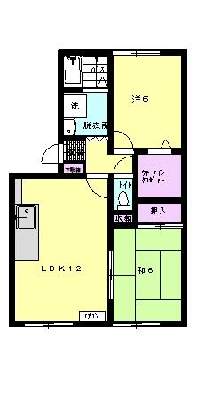 ルミエールＢ 102｜静岡県三島市西本町(賃貸アパート2LDK・1階・55.48㎡)の写真 その2