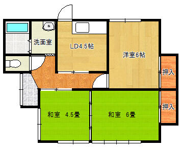 佐賀県鹿島市大字高津原(賃貸一戸建3DK・--・50.32㎡)の写真 その1