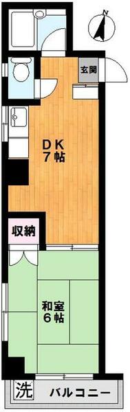 渡邉ビル 305｜東京都板橋区本町(賃貸マンション1DK・3階・26.64㎡)の写真 その2